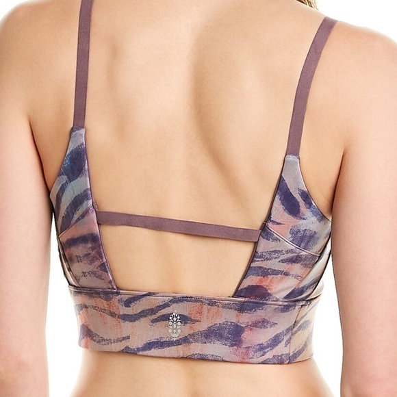 Nwt | Free People FP Movement Beat the Heat Reversible Bra in Tiger Combo Size S - Picture 9 of 9